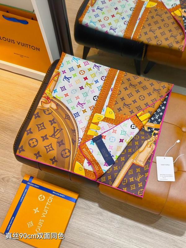 LV Silk Scarf hm28